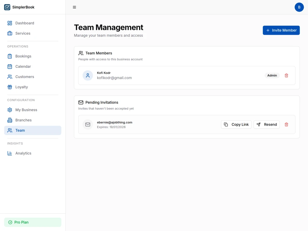 Team & Multi-Location